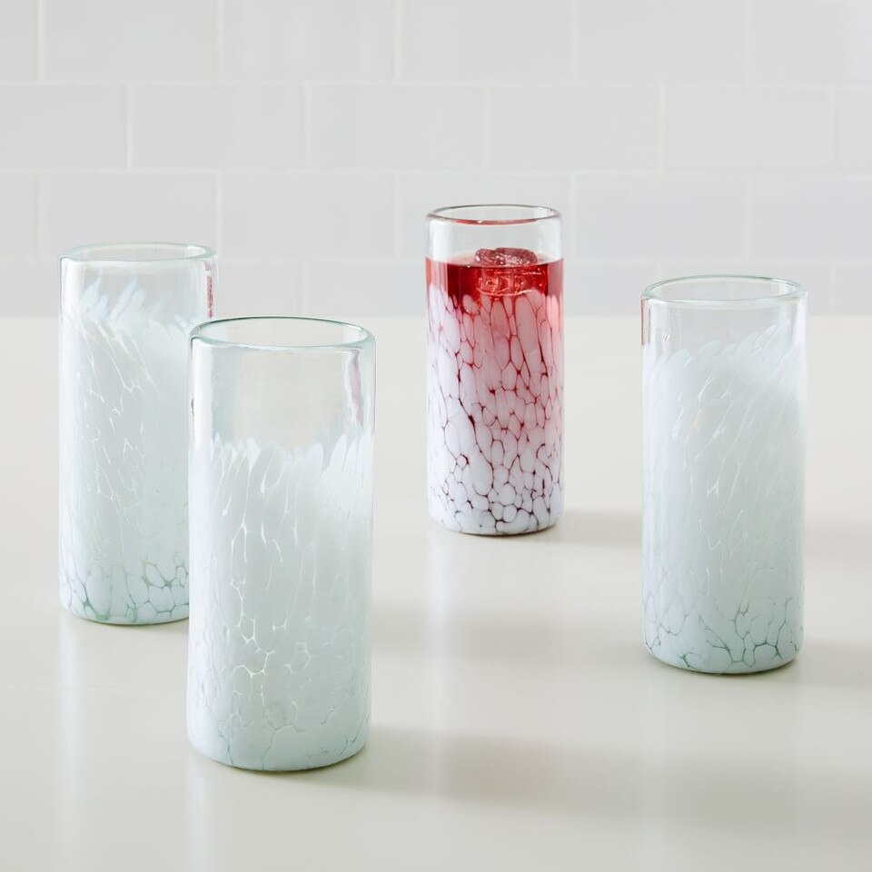 Recycled Mexican Confetti Glassware west elm United Kingdom
